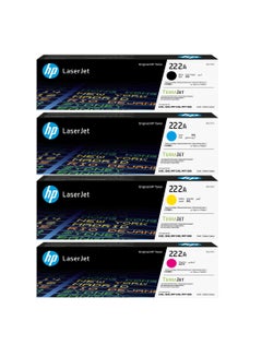 إتش بي خرطوشة حبر أصلية 222A W2220A وW22210A وW2222A وW2223A لطابعات HP LaserJet Pro 3203 وMFP 3303 من سلسلة الطابعات  - Image 1
