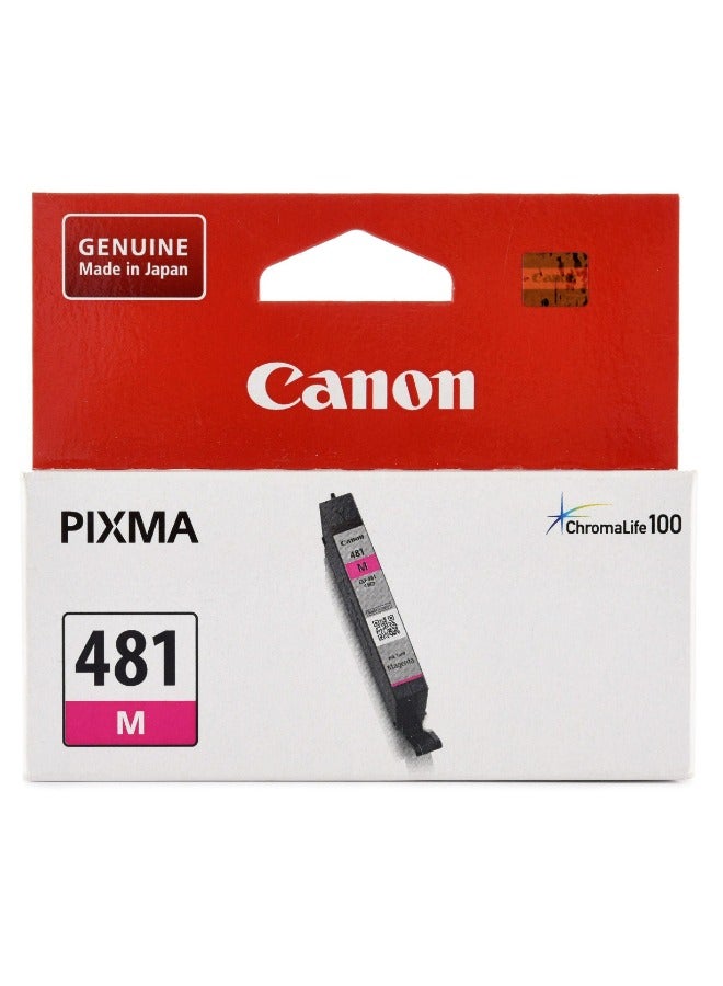 Canon CLI481M Ink A4 Document 237 Pages - 2099C001AA Magenta  - Image 1