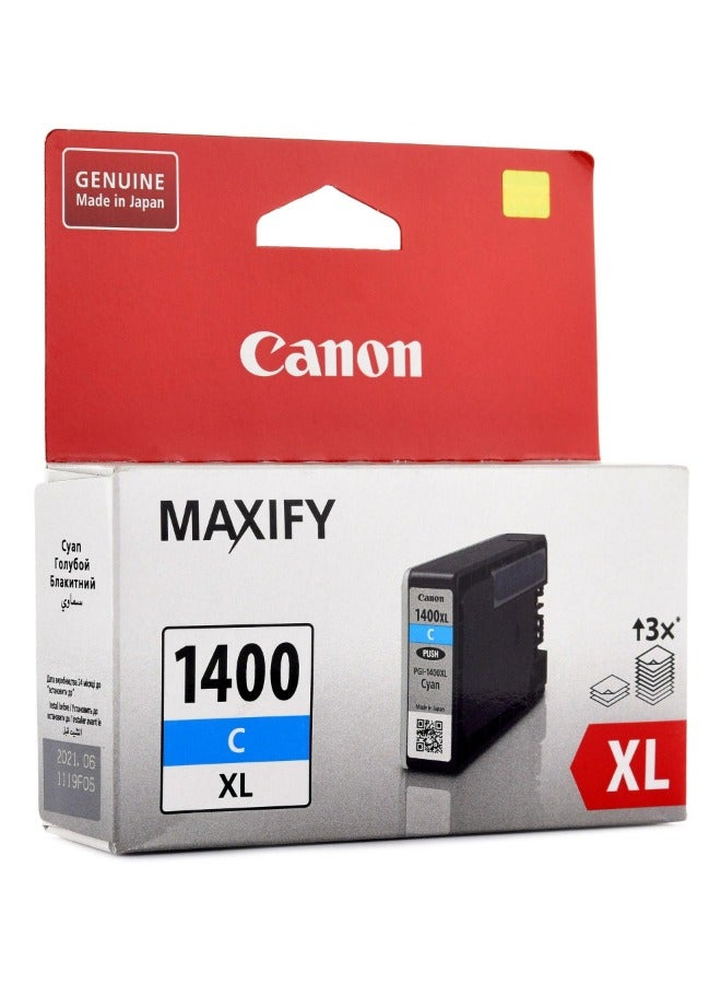 Canon 1400XL Ink Cartridge 1200 Pages - 9202B001AA Cyan - Image 2