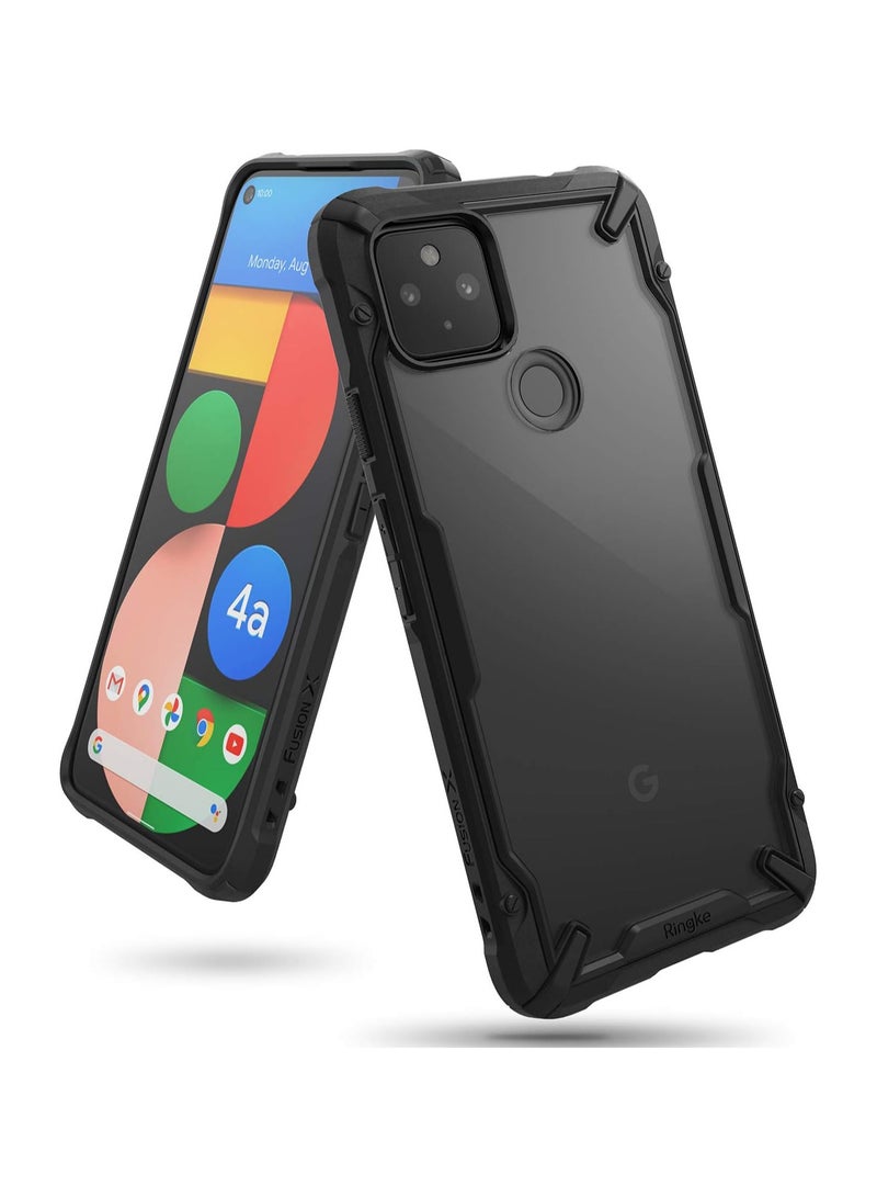 Ringke Fusion-X Compatible With Pixel 4A 5G Case - Black - Image 1