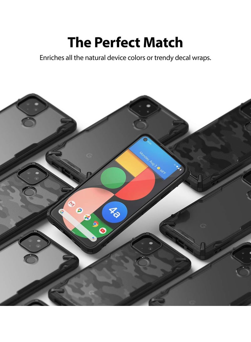 Ringke Fusion-X Compatible With Pixel 4A 5G Case - Black - Image 3