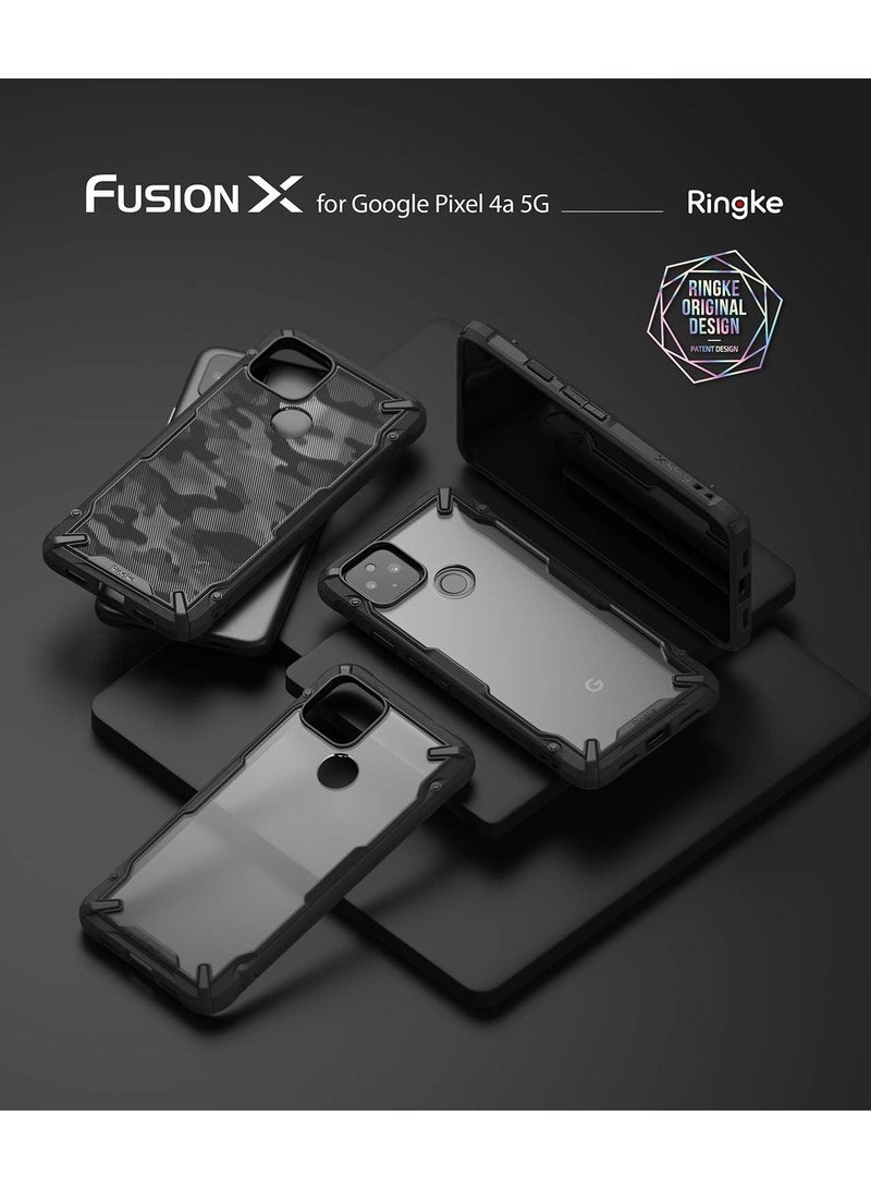 Ringke Fusion-X Compatible With Pixel 4A 5G Case - Black - Image 2