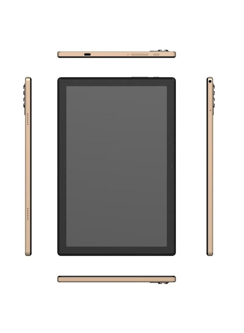 modio - M27 Smart Android Tablet 10.1-Inch Display Dual SIM Gold 8GB RAM 512GB 5G Wi-Fi - Zoom Supported With Wireless Headset and Keyboard - Image 1