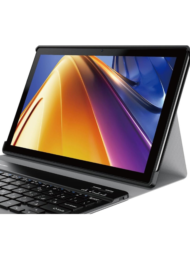 modio M32 Android Tablet 10.1-Inch Display Dual SIM Black 8GB RAM 512GB 5G Wi-Fi - Zoom Supported With Wireless Headset & Mouse and Keyboard  - Image 3