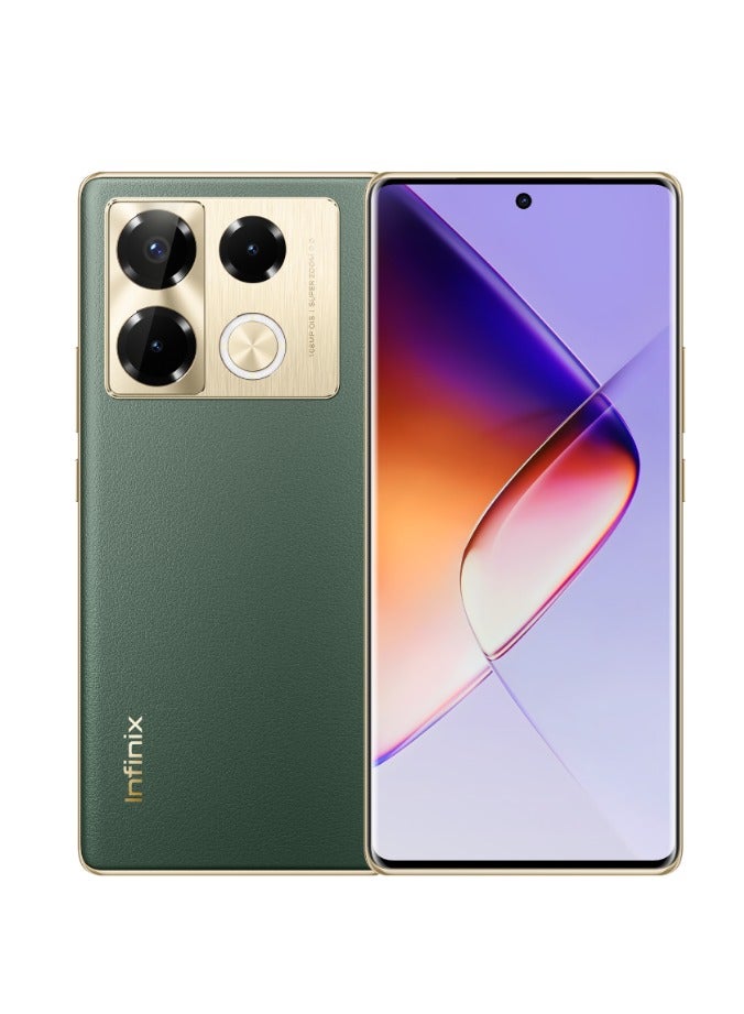 Infinix - Note 40 Pro Dual SIM Vintage Green 8+8GB 256GB 4G - Middle East Version - Image 1