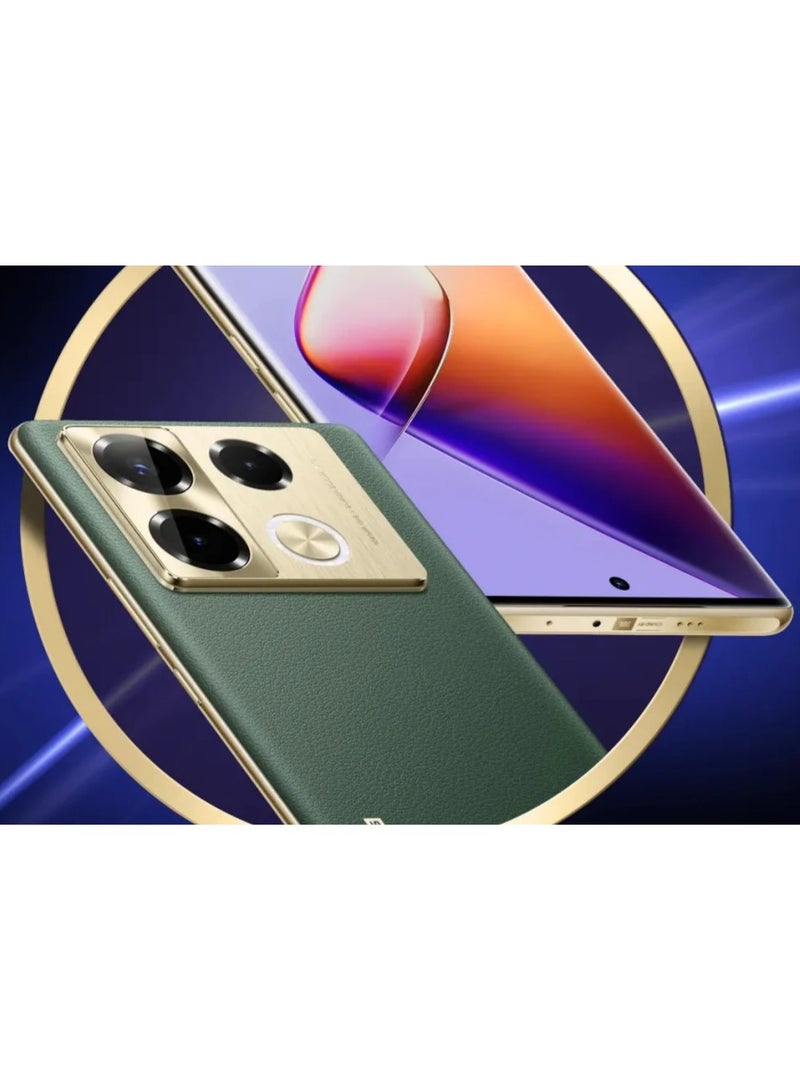 Infinix - Note 40 Pro Dual SIM Vintage Green 8+8GB 256GB 4G - Middle East Version - Image 1