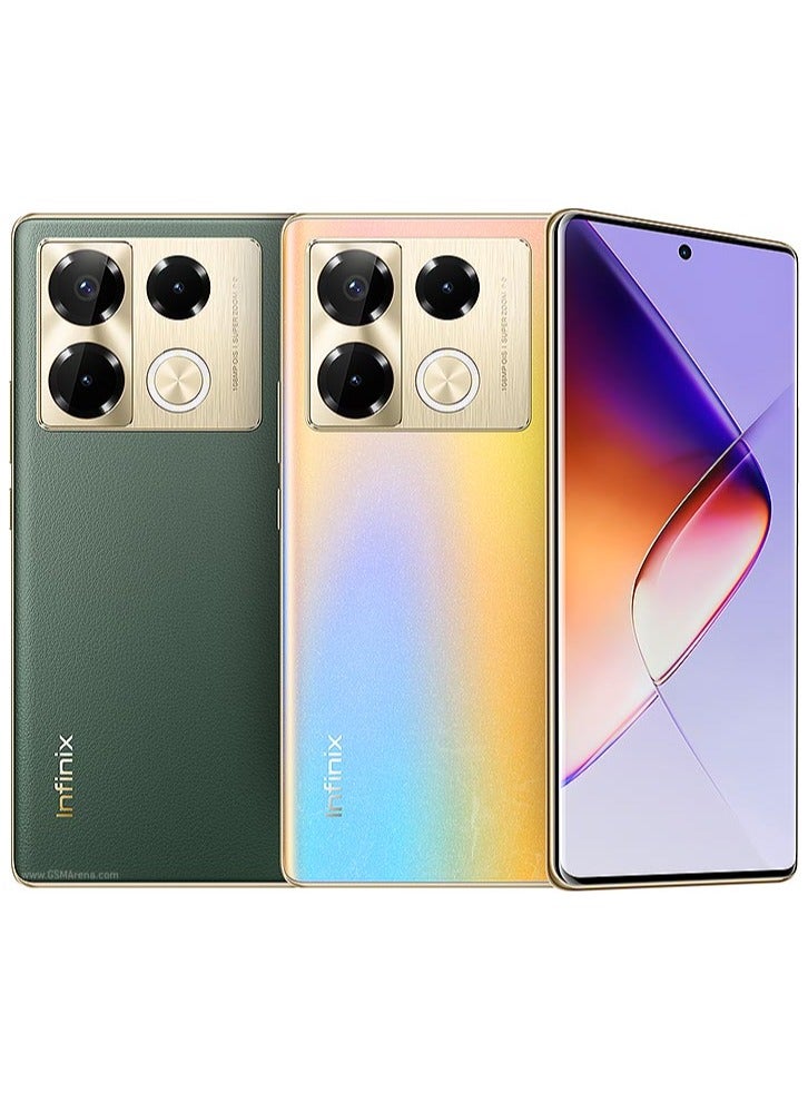 Infinix - Note 40 Pro Dual SIM Vintage Green 8+8GB 256GB 4G - Middle East Version - Image 1