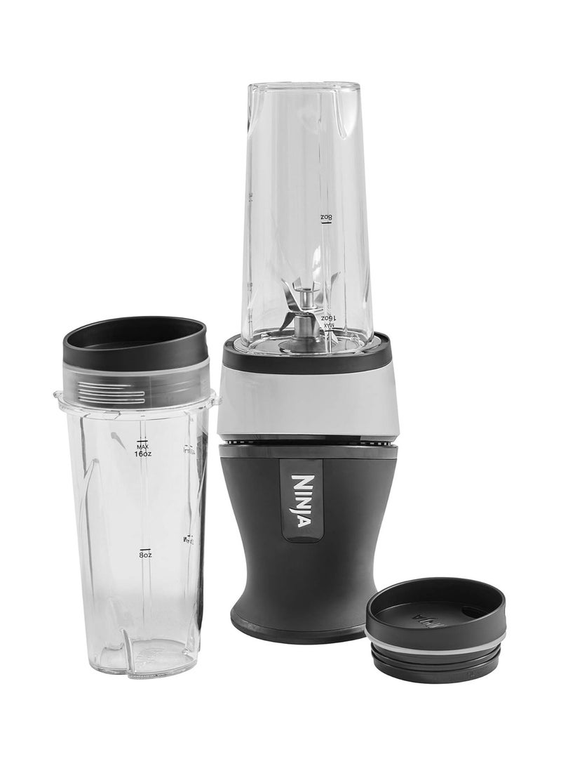 Ninja - Slim Blender & Smoothie Maker, With 2 Cups And Sput Lids, 470 ml 700 W QB3001EUS Black/Silver - Image 1