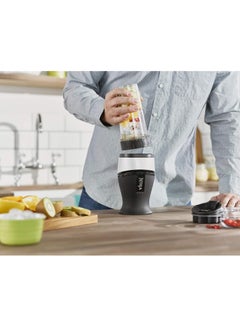 Ninja Slim Blender & Smoothie Maker, With 2 Cups And Sput Lids, 470 ml 700 W QB3001EUS Black/Silver  - Image 5