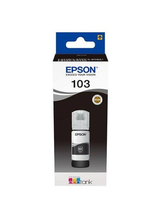 EPSON 103 EcoTank Ink Bottle - C13T00S14A Black  - Image 1