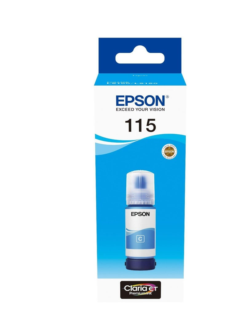 EPSON 115 EcoTank Ink Bottle - C13T07D24A Cyan 
