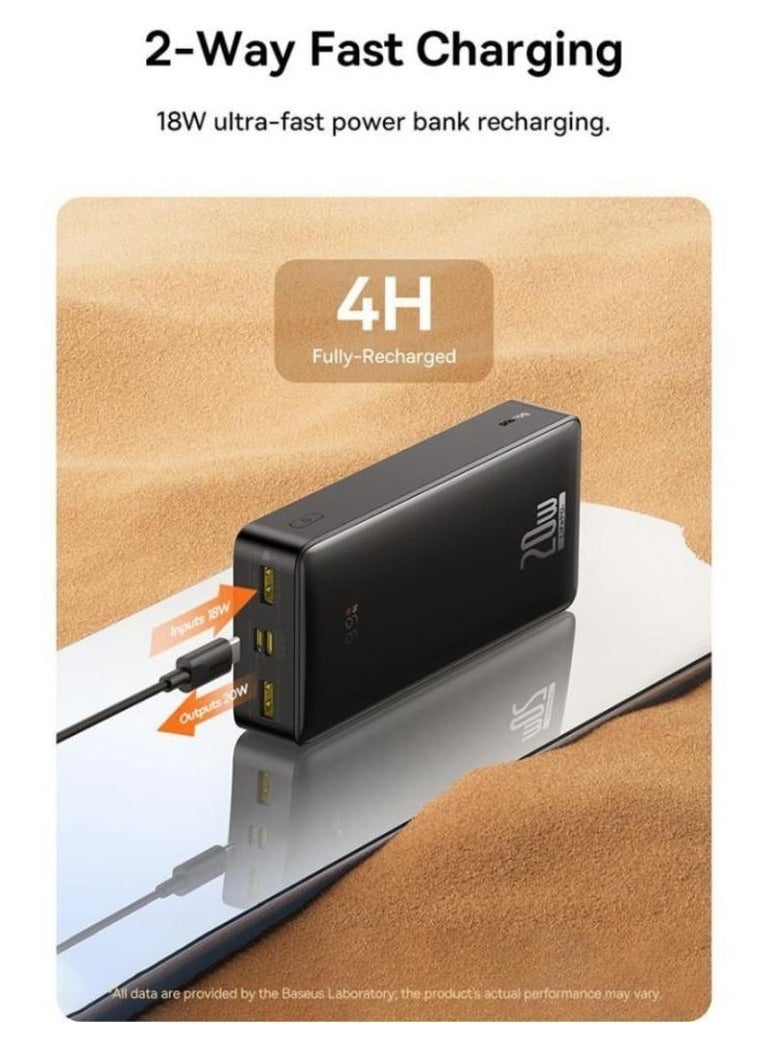 بيسوس باور بانك رقمي من لايف PO4 بقوة 20 واط - Image 3