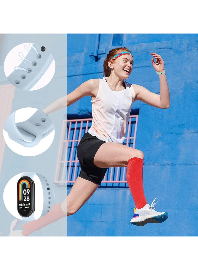 Xiaomi - Smart Band 9 | 1.62'' AMOLED Display | Touchscreen, Multisport Tracker, Activity Tracker, Heart Rate Monitor | Upto 21 Days Battery Life Arctic Blue Arctic Blue - Image 1