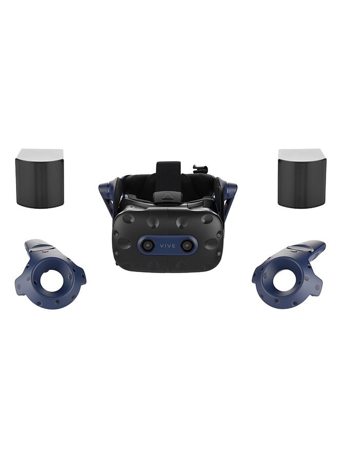 HTC - Vive Pro 2 VR Full Kit 5K SteamVR Tracking Headphones Black - Image 1