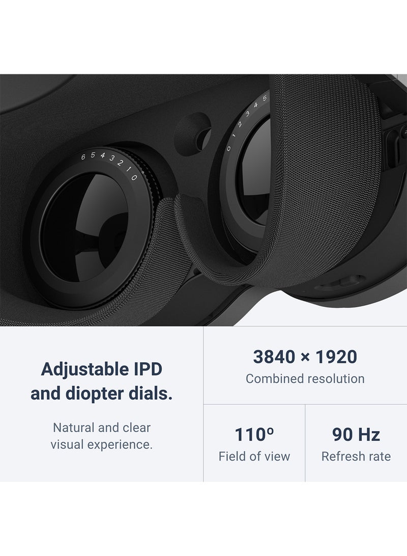 HTC - VIVE XR Elite 90Hz Gsensor Gyroscope Bluetooth Black Black - Image 1