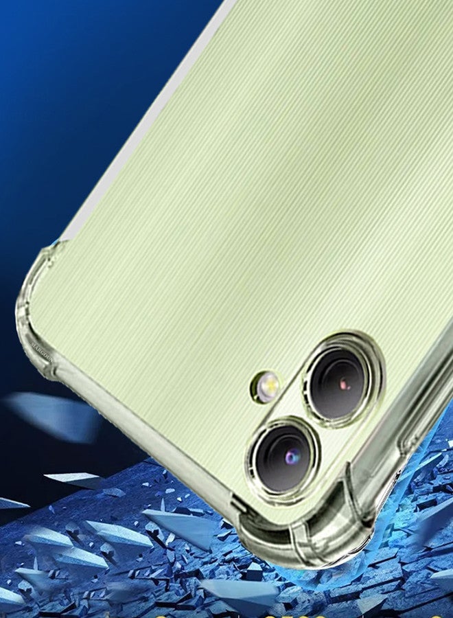 MARGOUN (for Samsung Galaxy A05) 3 Pack Clear Case and 2 Screen Protectors Ultra Slim Thin Flexible Scratch Resistant Transparent TPU Shockproof Case Clear - Image 3