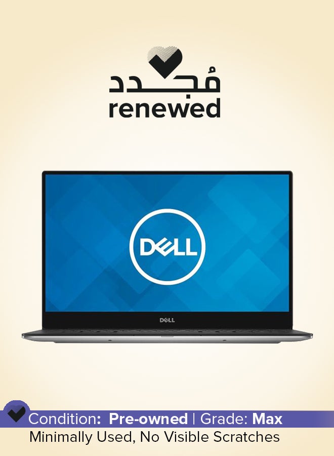 DELL - Renewed - XPS 13 9360 Laptop With 13.3-Inch Full HD Display,Core i5 Processor/8th Gen/Quad Core/8GB RAM/128GB SSD/Integrated Graphics/Windows 10 English Silver/Black - Image 1