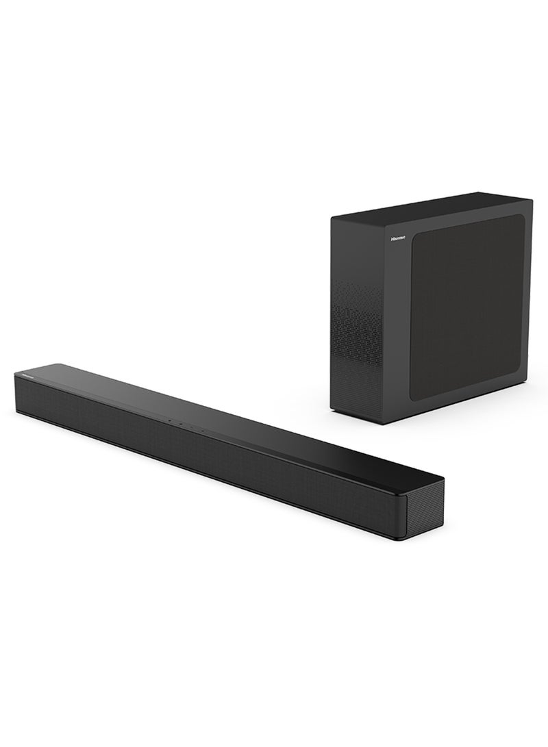 2.1 Ch 240W Sound Bar with Wireless Subwoofer - DTS Virtual X, Dolby Audio, Ezplay, Tv mode,6 EQ Modes, HDMI ARC, Bluetooth 5.3 HS2100 Black - pnsku/N70099519V/45/_/1723468631/515541fd-a8db-44e9-9616-11a7ced88286