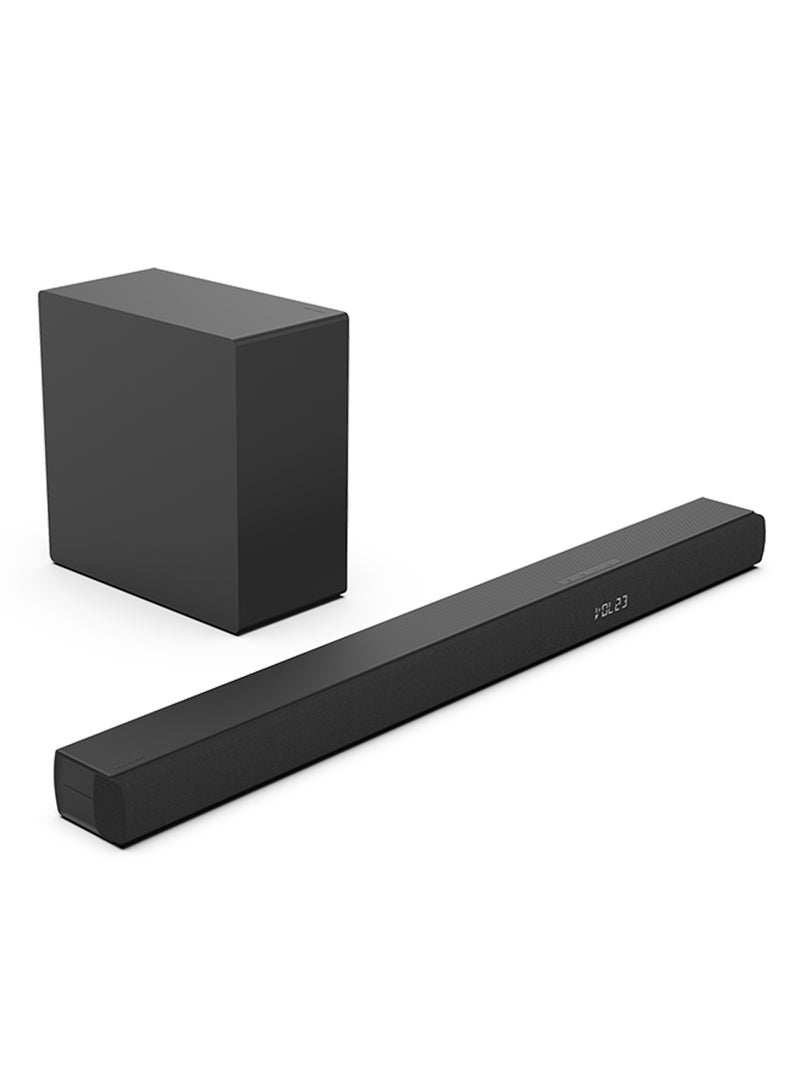 Hisense - 3.1 Channel Soundbar With 6.5-inch Wireless Subwoofer,Ezplay,Tv Mode, 3 Full-Range Speakers, 2 Tweeters, 480W Max Audio Power, 5.3 Wireless Bluetooth, Powered By DTS Virtual:X HS3100 Black - Image 1