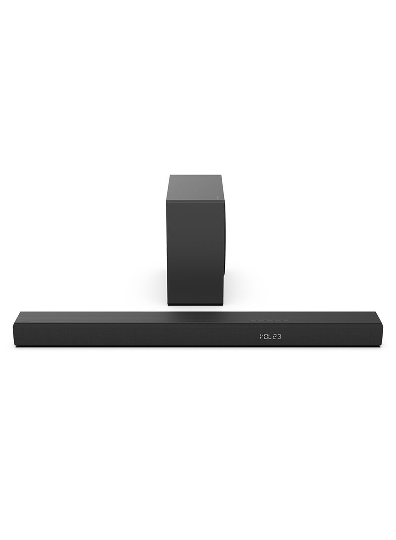 Hisense - 3.1 Channel Soundbar With 6.5-inch Wireless Subwoofer,Ezplay,Tv Mode, 3 Full-Range Speakers, 2 Tweeters, 480W Max Audio Power, 5.3 Wireless Bluetooth, Powered By DTS Virtual:X HS3100 Black - Image 1