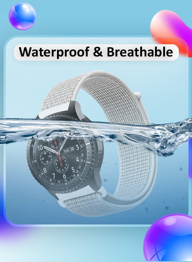 مارجون حزام نايلون 22 مم، متوافق مع هواوي GT / هواوي GT2 (46 مم) / هواوي GT2 برو / سامسونج جالكسي ووتش (46 مم) و جالكسي ووتش 3 (45 مم) حزام رياضي للمعصم - Image 2