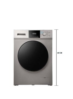 SREEN Front-Loading Washing Machine - 10 KG - Automatic - with Dryer SRWM-10K-D7K-FAS Silver  - Image 3