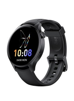 Watch ER 1.43" AMOLED Display Bluetooth Calling Smart Watch,600 NITS Brightness, Built-in Music Player,100+ Sports Modes &Health Monitor Black