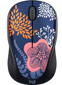 Logitech Design Collection Limited Edition Wireless 3-button Ambidextrous Mouse with Colorful Designs - Forest Floral Multicolour  - Image 2