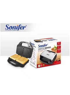 Sonifer Sonifer SF-6057 Waffle Maker - 900 w 900 W SF-6057 BLACK  - Image 1