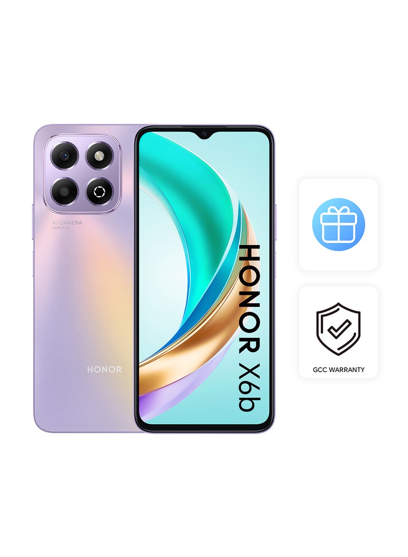هونور - HONOR X6b Starry Purple 6GB RAM 256GB مع هدية - إصدار الشرق الأوسط - Image 1