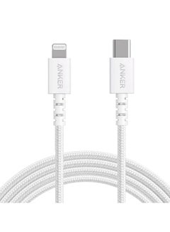 كابل Anker PowerLine Select+ USB-C إلى Lightning، (كابل بطول 3 أقدام / 0.9 متر) معتمد من MFi، كابل شحن سريع من النايلون لهاتف iPhone 14 14 Pro 13 12 11 X XS XR 8 Plus (الشاحن غير متضمن) - pnsku/N70099691V/45/_/1723186927/ba1fee3b-226d-4de2-8fc3-c876d23696fb