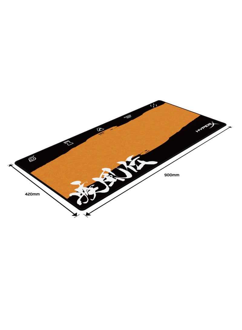HYPERX Pulsefire Mat - Gaming Mouse Pad - Naruto Black-Orange  - Image 3