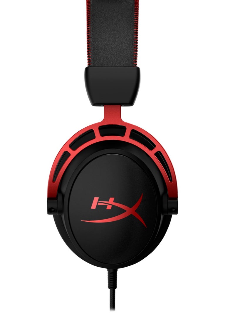 HYPERX Cloud Alpha - Gaming Headset +QuadCast - USB Microphone - Red Lighting black-red  - Image 5