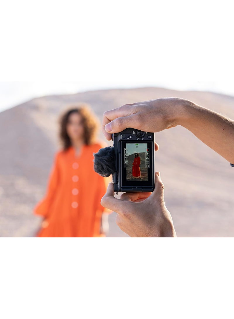 Sony Alpha ZV-E10 II Kit, Body + Lens, APS-C interchangeable-lens vlog camera, With 16-50 mm Lens, 26.0 MP, Exmor CMOS Sensor, Black, UAE Model - Image 4