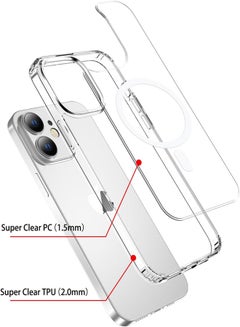 Magsafe Case for iPhone 11 Magsafe Clear Cover Magnetic Wireless Charging Support, Shockproof Protection, Scratch-Resistant Clear - pnsku/N70099718V/45/_/1723208508/4341b120-8038-4a61-b77c-08a722c42d72