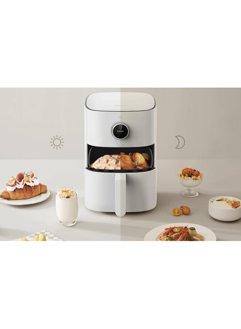 Xiaomi - Smart Air Fryer 4.5L | Air Frying, Grilling, Baking, Defrosting, Fermentation | 40–200°C Wide-Range Temperature Range |360° Convection Heating | Flip-Free Cooking | App Control | White 4.5 L 1500 W MAF14 | BHR8235GB White - Image 1