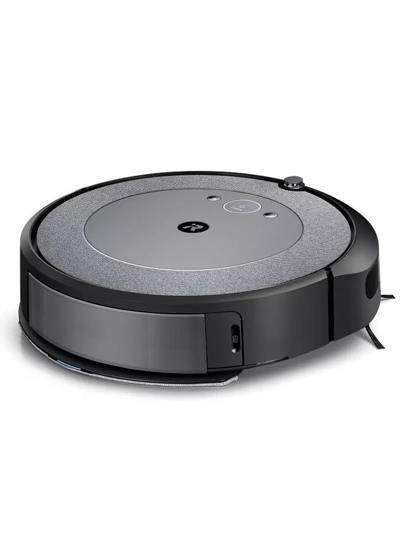 iRobot - Roomba Combo i5+ Wifi Connected Robot Vacuum & Mop - Automatically Vacuums And Mops With Interchangeble Bins 360 ml 700 W i557840 Grey - Image 1