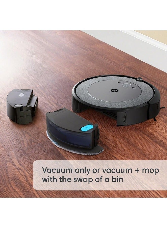 Roomba Combo i5+ Wifi Connected Robot Vacuum & Mop - Automatically Vacuums And Mops With Interchangeble Bins 360 ml 700 W i557840 Grey - pnsku/N70099755V/45/_/1732102255/99b787b2-099a-4d11-a8d6-f96e23e7cc1c
