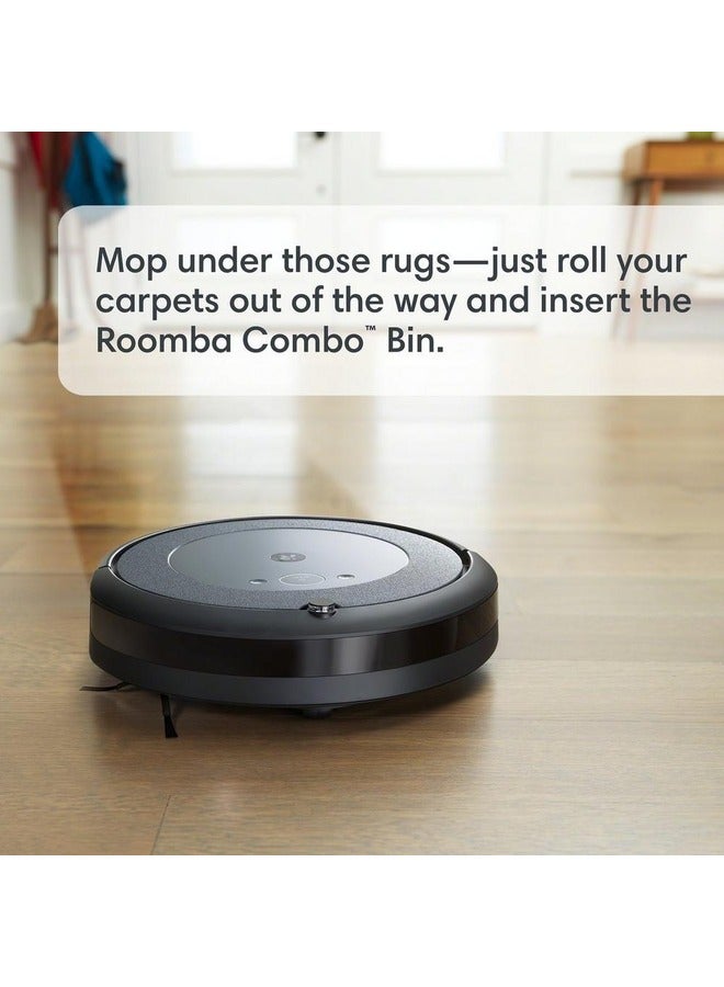 Roomba Combo i5+ Wifi Connected Robot Vacuum & Mop - Automatically Vacuums And Mops With Interchangeble Bins 360 ml 700 W i557840 Grey - pnsku/N70099755V/45/_/1732102255/e6c72b7b-d81c-41a5-a6d6-e61117909e12