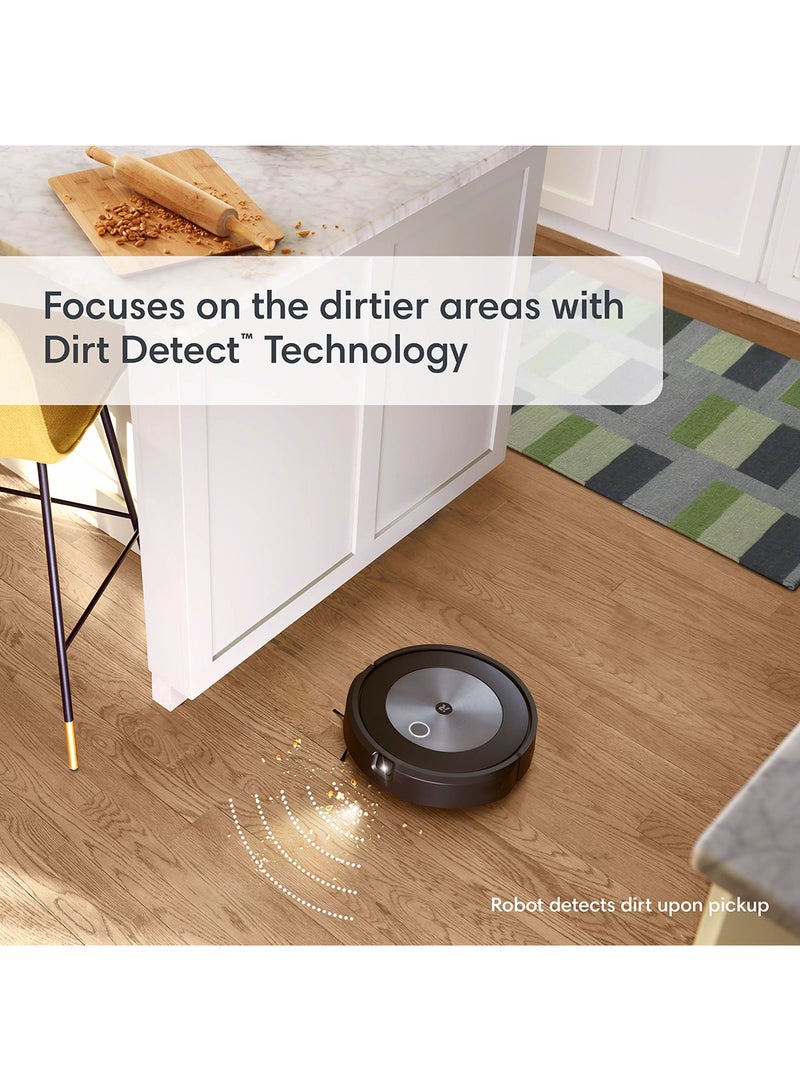 Roomba Combo j5+ Wifi Connected Robot Vacuum & Mop - Automatically Vacuums And Mops Without Needing To Avoid Carpets, Identifies & Avoids Obstacles, Smart Mapping, Alexa, Ideal For Pets 360 ml 700 W j557840 Black - pnsku/N70099756V/45/_/1731506799/24019df8-a4e2-4930-8bdb-07266c3f7b72