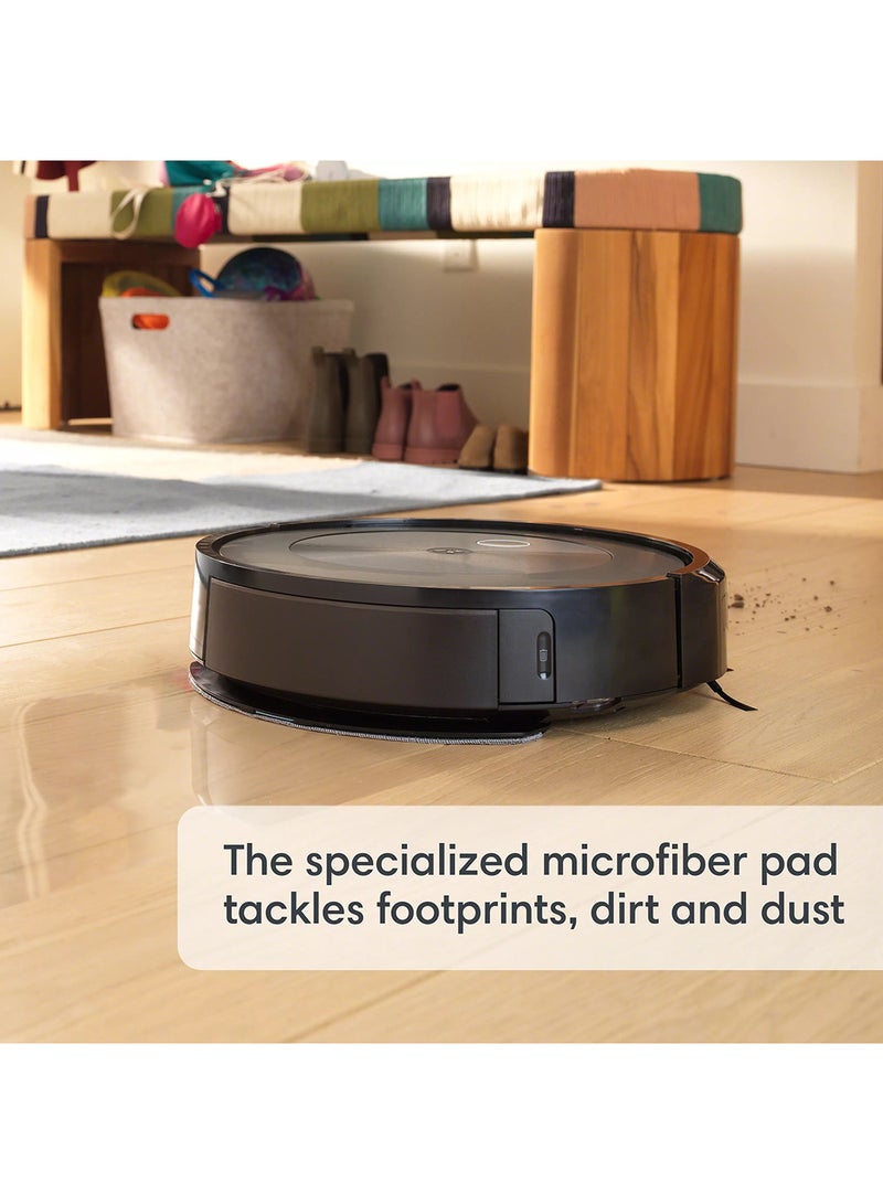 iRobot - Roomba Combo j5+ Wifi Connected Robot Vacuum & Mop - Automatically Vacuums And Mops Without Needing To Avoid Carpets, Identifies & Avoids Obstacles, Smart Mapping, Alexa, Ideal For Pets 360 ml 700 W j557840 Black - Image 1