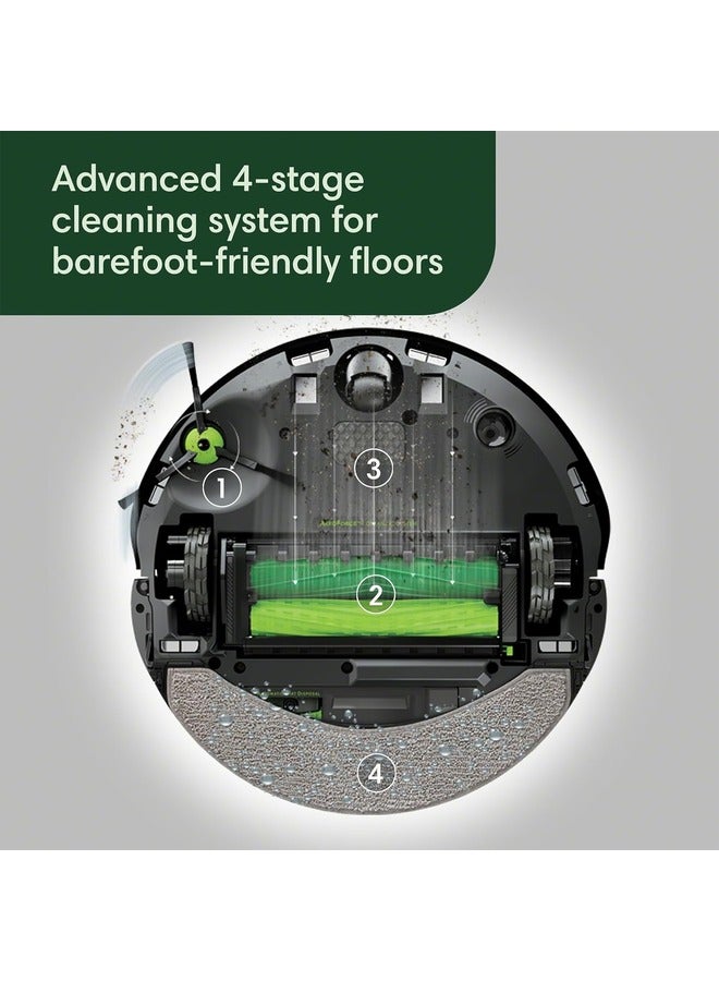 Roomba Combo Max 10  Wifi Connected Robot Vacuum & Mop - Automatically Vacuums And Mops With Double Scrub And Auto Wash Dock 313 ml 700 W X085840 Black - pnsku/N70099757V/45/_/1732098866/f289044c-f024-4694-85cd-fd526155f9bf