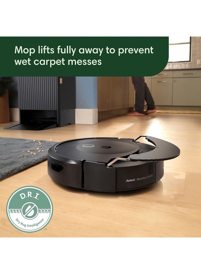 Roomba Combo Max 10  Wifi Connected Robot Vacuum & Mop - Automatically Vacuums And Mops With Double Scrub And Auto Wash Dock 313 ml 700 W X085840 Black - pnsku/N70099757V/45/_/1732098868/b4e287c1-66c6-44a6-9691-1760d724efd6