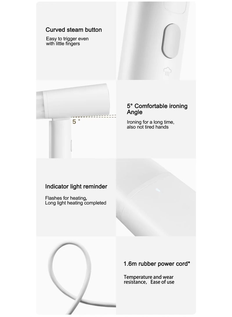 Xiaomi - Mijia Handheld Garment Steamer 2 160 ml 1300 W MJGTJ02LF White - Image 1