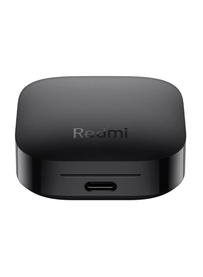 Xiaomi - Redmi Buds 6 Active | Wind Noice Cancellation for Calls | 2-Mic Reduction for Calls | Up to 30 Hrs Long Battery with Charging Case Black - Image 1