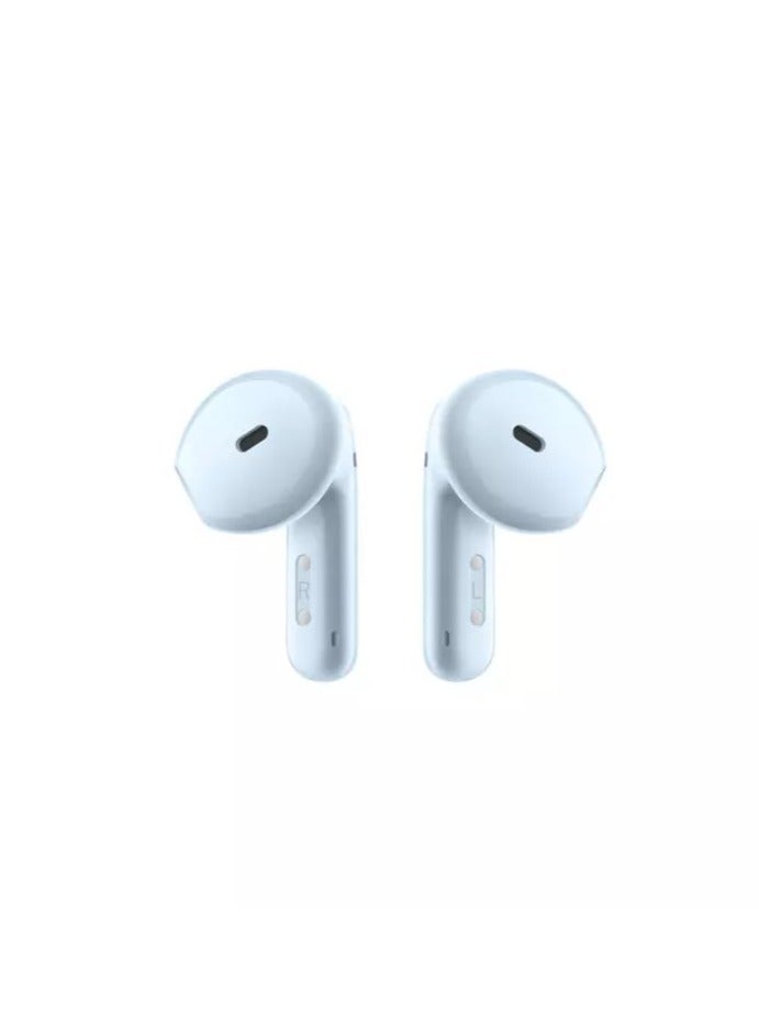 Xiaomi - Xiaomi Redmi Buds 6 Active AI Wireless Earphones, Noise-Canceling Calls, Bluetooth 5.4, Low Latency, Deep Bass, Google Fast Pair, Fast Charging, USB Type-C, Up to 30 hours Battery Life with Charging Case, Lightweight Blue - Image 1