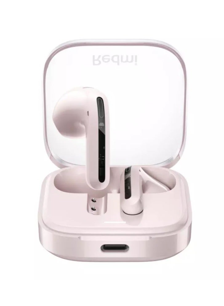 Xiaomi Redmi Buds 6 Active AI Wireless Earphones, Noise-Canceling Calls, Bluetooth 5.4, Low Latency, Deep Bass, Google Fast Pair, Fast Charging, USB Type-C, 30-Hour Battery Life, Lightweight Pink - pnsku/N70099815V/45/_/1723275235/bab3e970-c2e1-4652-97e8-b6d8d7c8f696