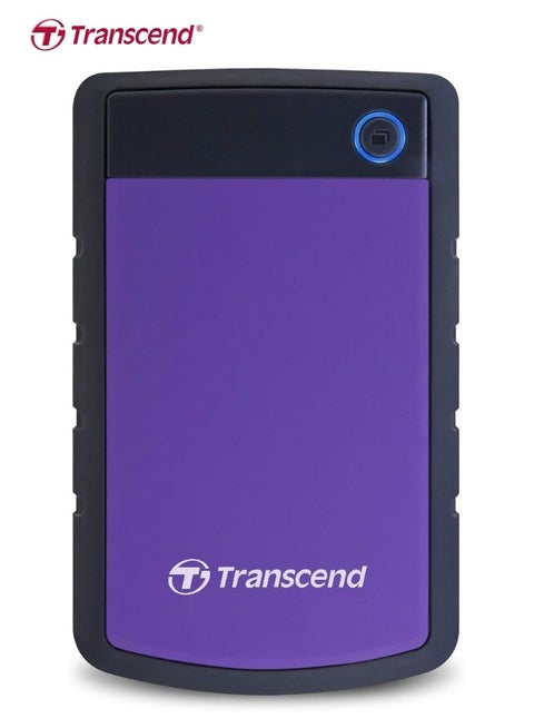 Rugged External Hard Drive USB 3.1 Gen 1 StoreJet 25H3P | TS1TSJ25H3P |  Purple 1 TB