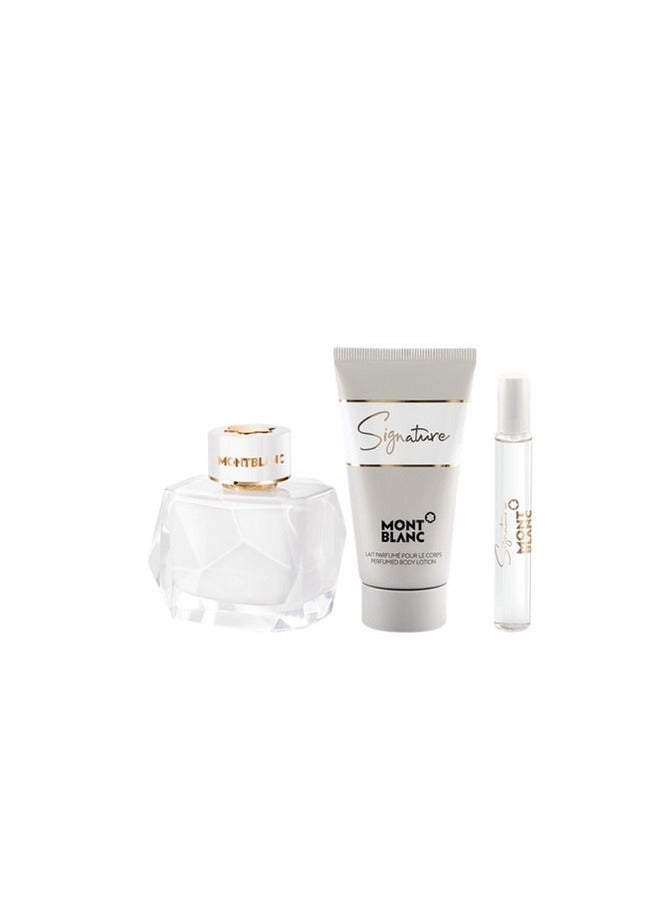 MONTBLANC - Signature L Edp 90ml 3Pcs Set 100 & 90 & 7.5ml - Image 1