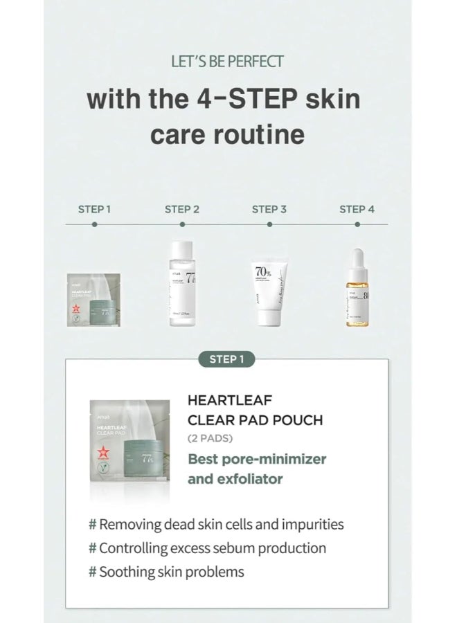 Anua Heartleaf Smoothing Trial Kit (4 Set) 80grams  - Image 4